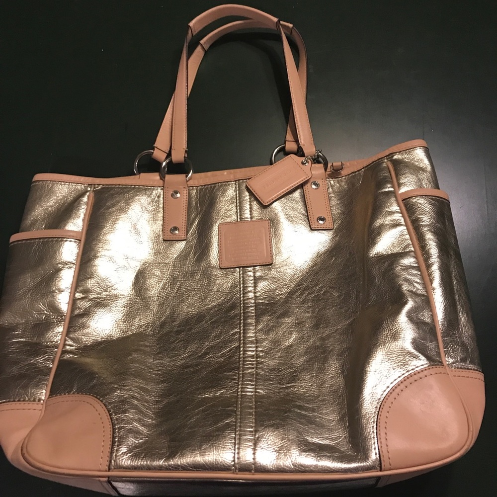 Coach leather bag